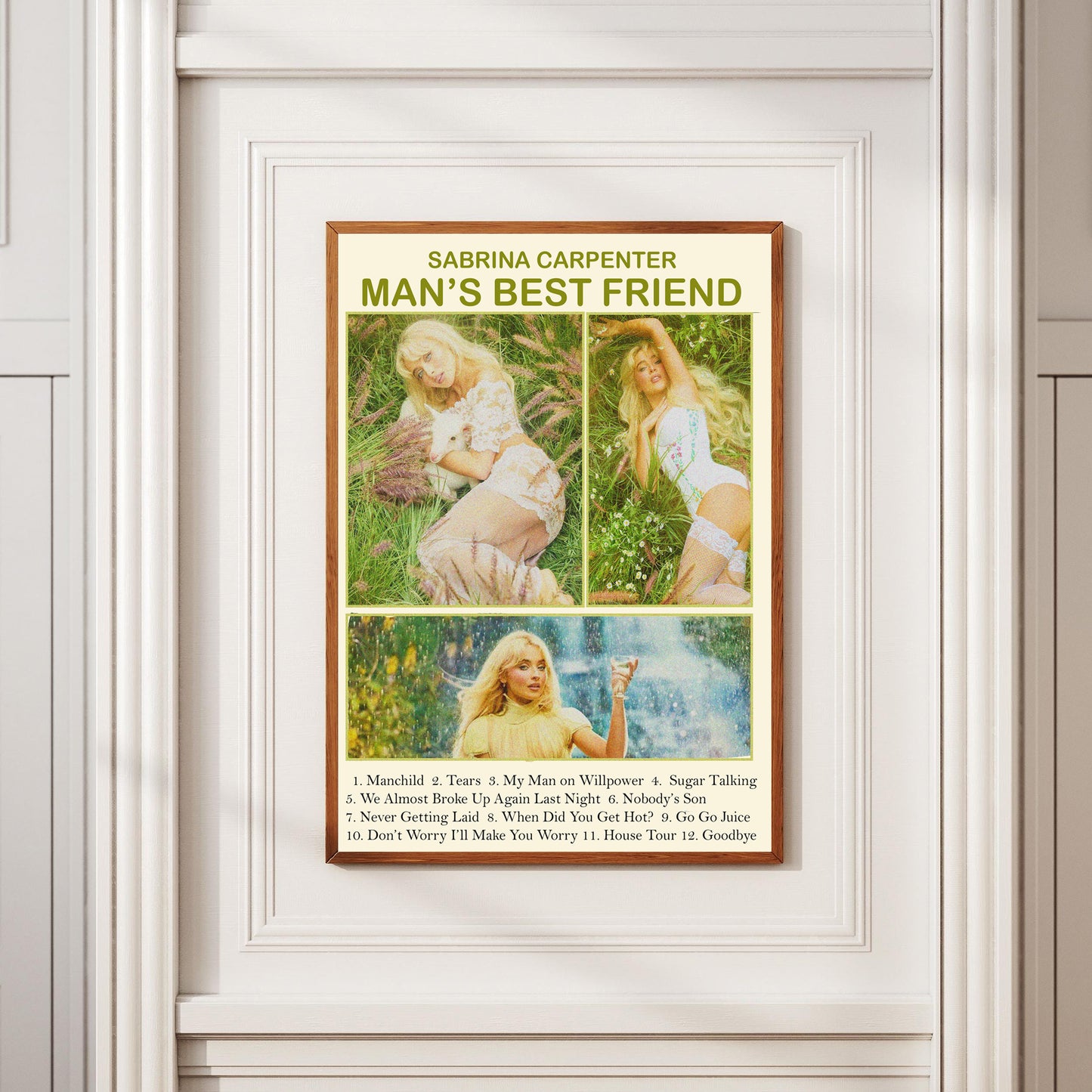 Sabrina Carpenter - Man's Best Friend A4 POSTER